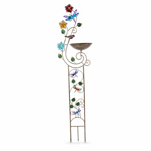 Bird bath with ground - bird,