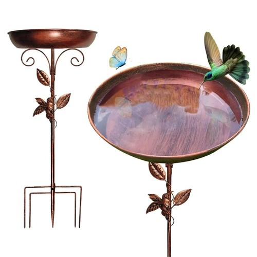 Garden birdbath iron - iron, outdoor
