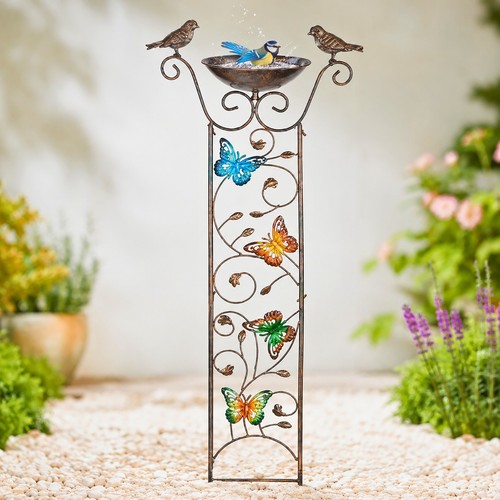 Decorative garden bird - garden, bath