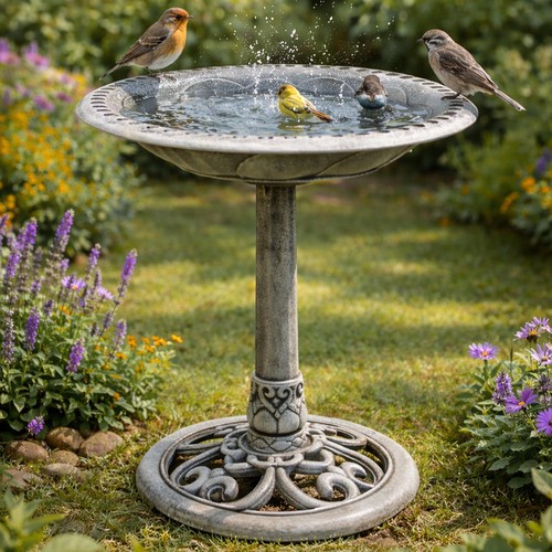 Stone effect plastic - stone, pedestal