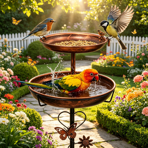 118cm tall bird bath - tall,