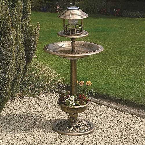Bird bath feeder traditional - &,